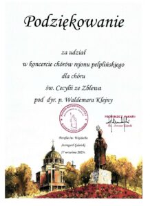 Przegląd chórów kościelnych rejonu pelplińskiego